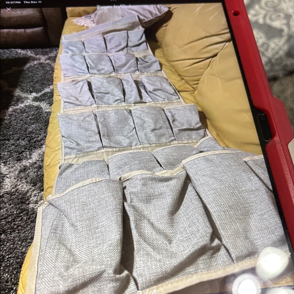 Source Unknown Gray Hanging Organizer